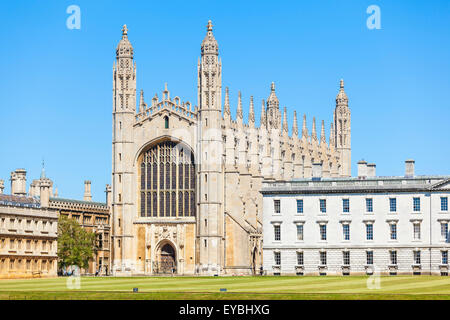 Kings College Chapel aus dem Rücken Cambridge Universität Cambridgeshire England UK GB Europa Stockfoto