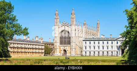 Kings College Chapel, Clare College und Gibbs Building aus dem Rücken Cambridge Universität Cambridgeshire England UK GB Europa Stockfoto