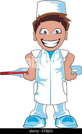 Cartoon Arzt Stock Vektor