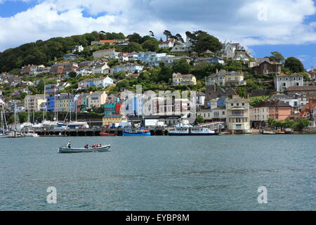 Kingswear gesehen von Dartmouth, South Devon, England, UK Stockfoto