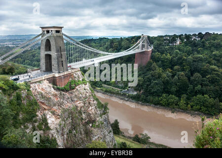 Clifton Suspension Bridge in Bristol, Großbritannien Stockfoto