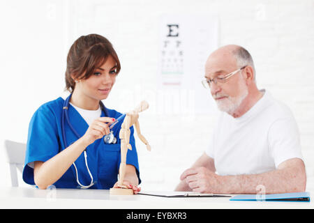 Krankenschwester und Arzt Stockfoto