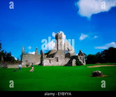 Franziskaner Kloster, Adare Manor Golf Club, Co Limerick, Irland Stockfoto