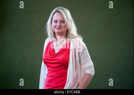 Kulturhistoriker, Rachel Holmes, erscheinen auf dem Edinburgh International Book Festival. Stockfoto