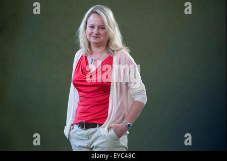 Kulturhistoriker, Rachel Holmes, erscheinen auf dem Edinburgh International Book Festival. Stockfoto