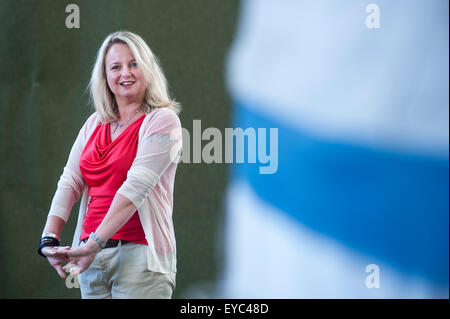 Kulturhistoriker, Rachel Holmes, erscheinen auf dem Edinburgh International Book Festival. Stockfoto