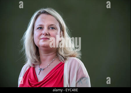 Kulturhistoriker, Rachel Holmes, erscheinen auf dem Edinburgh International Book Festival. Stockfoto