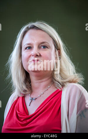 Kulturhistoriker, Rachel Holmes, erscheinen auf dem Edinburgh International Book Festival. Stockfoto