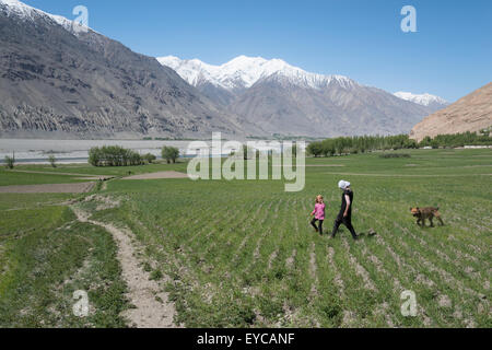 Zong. Wakhan Valley. Pamir-Region. Tadschikistan. Zentralasien Stockfoto