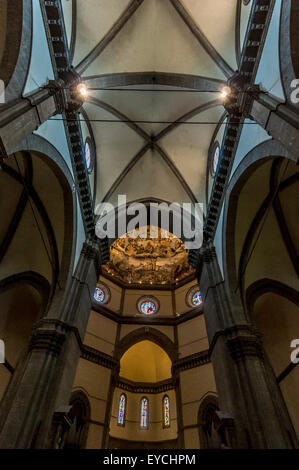 Kirchenschiff Decke Kathedrale von Florenz. Florenz, Italien Stockfoto