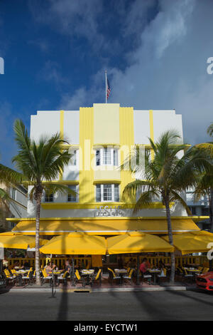 LESLIE HOTEL (© ALBERT ANIS 1937) OCEAN DRIVE SOUTH BEACH MIAMI BEACH FLORIDA USA Stockfoto