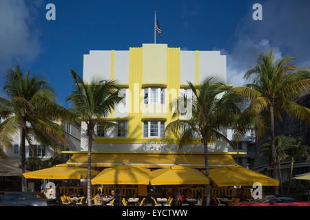 LESLIE HOTEL (© ALBERT ANIS 1937) OCEAN DRIVE SOUTH BEACH MIAMI BEACH FLORIDA USA Stockfoto