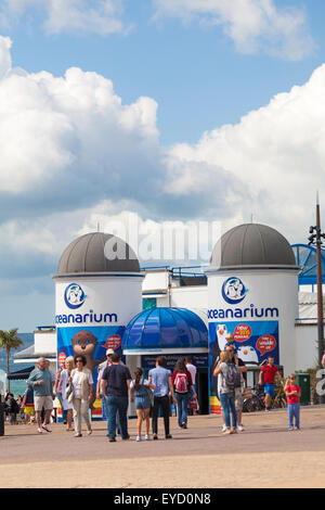 Oceanarium das Bournemouth Aquarium am Pier Approach, Bournemouth, Dorset, Großbritannien im Juli Stockfoto