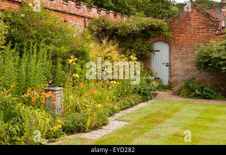 Mannington Hall Garden in der Nähe von Aylsham in Norfolk, England, UK Stockfoto