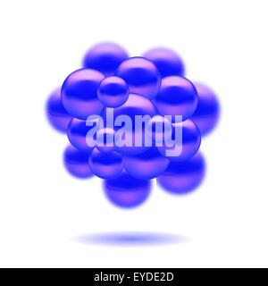 Molekulare Struktur Stock Vektor