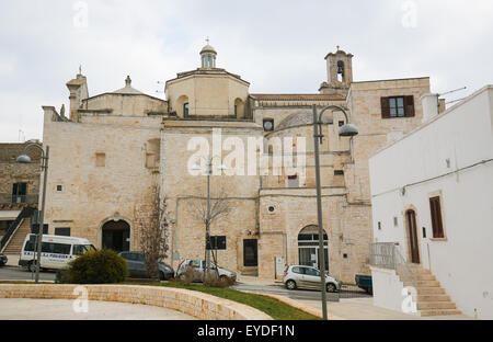 Kirche San Nicola in der Porta Grenne in Cisternino, in Apulien, Süditalien Stockfoto