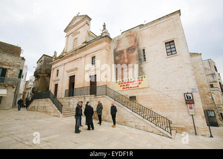 Kirche San Nicola in der Porta Grenne in Cisternino, in Apulien, Süditalien Stockfoto