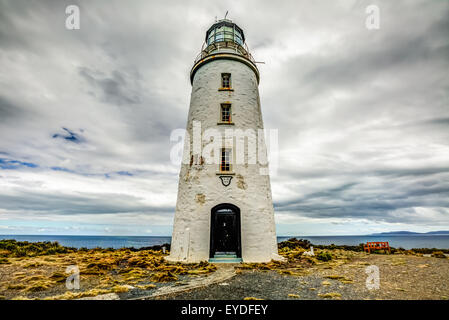 Leuchtturm Cape Bruny Stockfoto