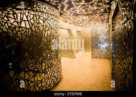 Innere des Amna Suraka (rote Security) Museum, irakische Kurdistan, Irak Stockfoto