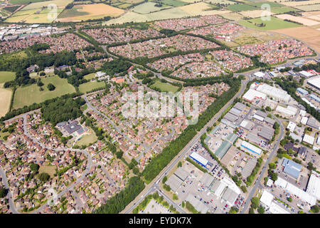 Die Moreton Hall-Wohnsiedlung in Bury St Edmunds, Suffolk, UK Stockfoto