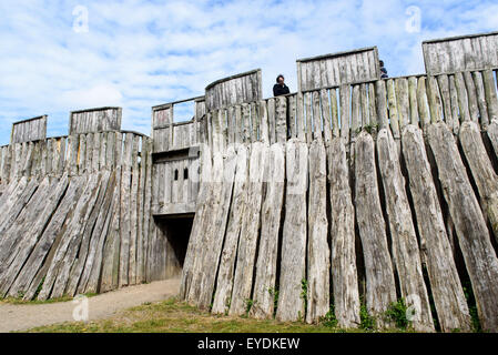 Viking Schloss Trelleborgen in Trelleborg, Schweden Stockfoto