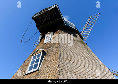 Windmühle Björnhovda Kvarnar, Isle wenn Öland Provinz Kalmar, Schweden Stockfoto