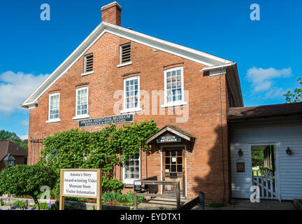 Amana Kolonien in Iowa Amana Heritage Museum Stockfoto