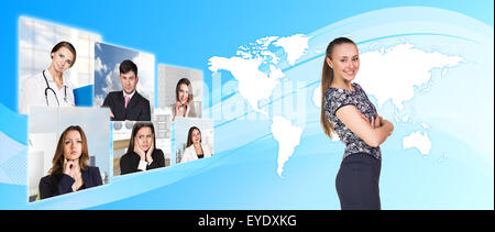 Diverse Unternehmer Stockfoto