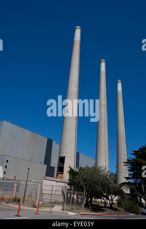 Morro Bay Kraftwerk, Morro Bay, Kalifornien, Vereinigte Staaten von Amerika Stockfoto