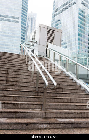 Treppe zum Steg in Shanghai Stadt von China Stockfoto