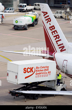 Flughafen Düsseldorf Stockfoto