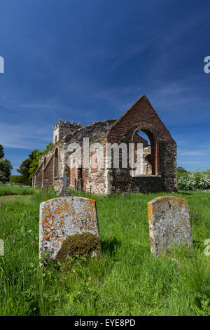 All Saints Church, Segenhoe alte Kirche, in der Nähe von Ridgemont, Bedfordshire, England Stockfoto