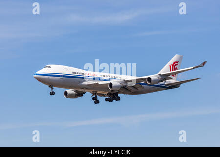 Air China Cargo Boeing 747-400 F Stockfoto