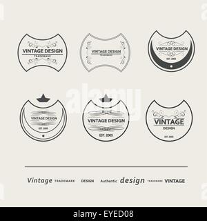 Satz von Vektor-Vintage-Poster. schönes design Stock Vektor