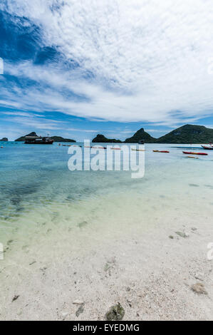 Blick Punkt des Ang Thong Nationalpark Inseln, Thailand Stockfoto