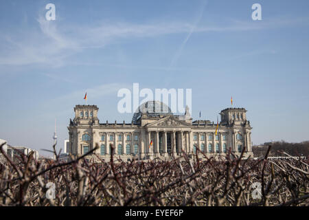 Deutschen Bundestages, Berlin Deutschland (Reichstag) Stockfoto