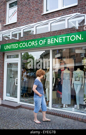 Vereinigte Farben von Benetton Kleidung shop Stockfoto