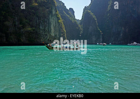 Thailand Thailand Koh Phi Phi Strand Maya Bay auf Koh Phi Phi Leh island Stockfoto