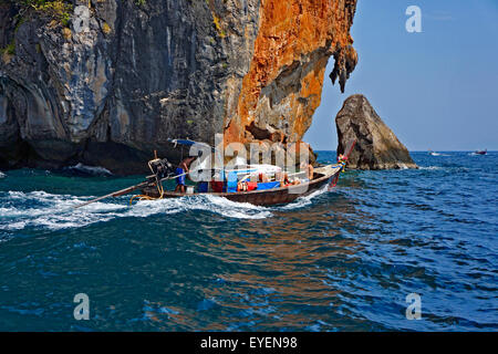 Thailand Thailand Koh Phi Phi Strand Maya Bay auf Koh Phi Phi Leh island Stockfoto