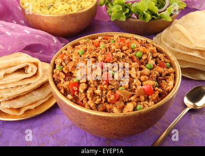 INDISCHE LAMM KEEMA Stockfoto