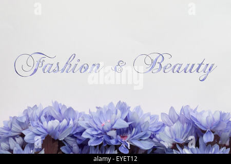 Mode und Beauty Blumendekoration Stockfoto