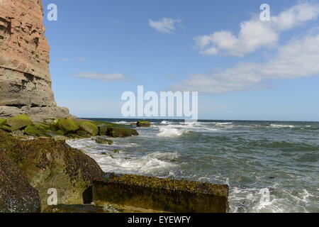 STAITHES HAFEN, NORTH YORKSHIRE Stockfoto