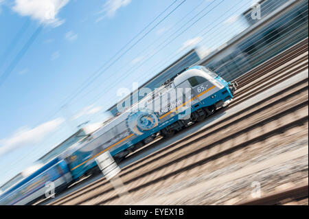 ALEX-Bahn in München/München, Deutschland Stockfoto