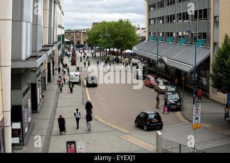 Stadtzentrum von Edgbaston Street, Birmingham, UK Stockfoto