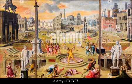 Massaker von Triumvirat 26.09.2013 - Sammlung des 16. Jahrhunderts Stockfoto