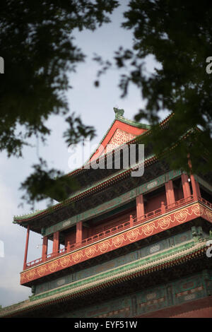 Trommelturm in Peking, China Stockfoto