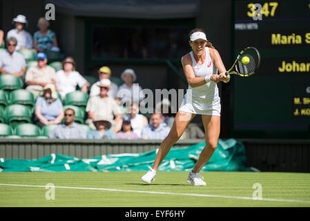 29.06.2015. die Wimbledon Tennis Championships 2015 statt in The All England Lawn Tennis and Croquet Club, London, England, UK. Stockfoto