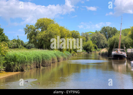 Sandwich, Stour, Kent, England, Vereinigtes Königreich Stockfoto