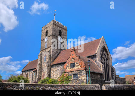 St.-Petri Kirche, Sandwich, Kent, England, Vereinigtes Königreich Stockfoto