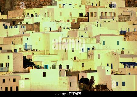 Chora in Astypalaia (Astypalea) Dodekanes Insel. Griechenland Stockfoto